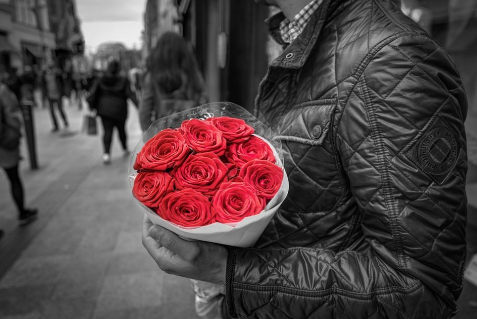 gambar bunga mawar merah untuk pacar