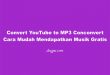 convert youtube to mp3 conconvert