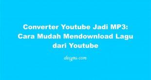 Converter Youtube Jadi MP3